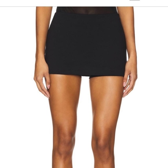 Haute Hippie Bandage Mini Skirt Black Size Xs - Picture 1 of 6